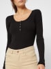Pieces Longsleeve "Kitte" in Schwarz