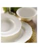 Hermia 24tlg. Kombiservice in Weiß/ Gold