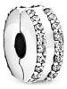 Pandora Silber-Bead mit Edelsteinen