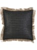 Ethnical Life Kissen in Anthrazit/ Creme - (L)40 x (B)40 cm