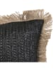 Ethnical Life Kissen in Anthrazit/ Creme - (L)40 x (B)40 cm