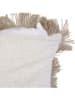 Ethnical Life Kissen in Anthrazit/ Creme - (L)40 x (B)40 cm