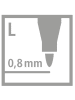 STABILO Viltstiften "Greenpoint" - 6 stuks