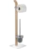 Wenko Toiletborstelgarnituur "Samona" lichtbruin/wit - (H)71,5 cm