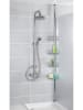 Wenko Edelstahl-Teleskopregal "Domaso" - (B)25 x (H)275 x (T)20 cm