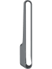 Wenko Składany wieszak "Premium Omega" w kolorze szarym - (S)2,5 x (W)18 x (G)3,5 cm