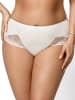 Gorsenia Figi high waist w kolorze kremowym