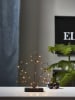 STAR Trading Decoratieve ledlamp "Stary" zwart - (B)29 x (H)27,5 cm