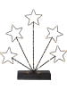 STAR Trading Decoratieve ledlamp "Stary" zwart - (B)29 x (H)27,5 cm