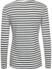Kaffe Longsleeve "Liddy" in Dunkelblau/ Creme