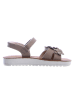 Naturino Leren sandalen taupe