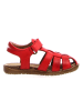 Naturino Leren enkelsandalen rood