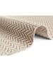 Elle Decoration Indoor-/outdoortapijt "Caen" crème