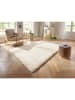 Elle Decoration Hochflor-Teppich "Talence" in Creme