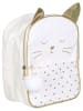 The Home Deco Kids Rugzak wit/goudkleurig - (B)22 x (H)28 x (D)15 cm