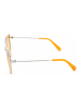 Polaroid Damen-Sonnenbrille in Silber/ Orange