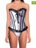 INTIMAX 2-delige ondergoedset "Irene" wit/zwart