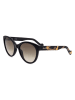 Liu Jo Damskie okulary przeciwsłoneczne w kolorze złoto-czarnym