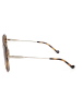 Liu Jo Damskie okulary przeciwsłoneczne w kolorze brązowo-srebrno-jasnobrązowym