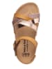 billowy Sandały w kolorze musztardowo-jasnoróżowym
