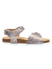 billowy Sandały w kolorze srebrnym ze wzorem