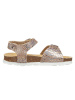 billowy Sandały w kolorze jasnoróżowym ze wzorem