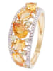 DIAMOND & CO Gold-Ring "Olivines" mit Diamanten