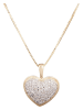 DIAMOND & CO Gold-Anhänger "Coeur" mit Diamanten