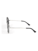 Guess Damen-Sonnenbrille in Schwarz-Silber/ Schwarz