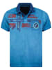 Geographical Norway Koszulka polo "Kamo" w kolorze niebieskim