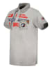 Geographical Norway Koszulka polo "Kamo" w kolorze jasnoszarym