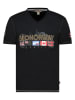 Geographical Norway Shirt "Jouky" in Schwarz