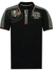 Geographical Norway Poloshirt "Kalvin" in Schwarz