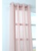 STOF France Ringgordijn "Paloma" lichtroze - (L)260 x (B)140 cm