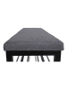 House Nordic Schuhbank in Dunkelgrau - (B)100 x (H)50 x (T)34 cm
