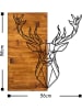 ABERTO DESIGN Wanddecoratie "Deer" - (B)56 x (H)58 cm