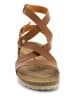 Sunbay Leren sandalen "Elorza" lichtbruin