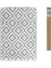 THE HOME DECO FACTORY Indoor-/outdoortapijt grijs/crème - (L)180 x (B)120 cm