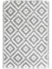 THE HOME DECO FACTORY Indoor-/outdoortapijt grijs/crème - (L)180 x (B)120 cm