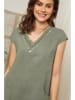 Lin Passion Leinen-Kleid in Khaki