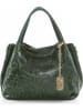 Anna Morellini Leder-Henkeltasche "Clarissa" "Clarissa" in Grün - (B)28 x (H)20 x (T)12 cm