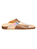billowy Zehentrenner in Gold/ Rosa