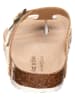 billowy Zehentrenner in Gold/ Rosa