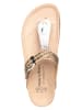 billowy Zehentrenner in Gold/ Rosa