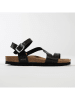 BACKSUN Sandały "Parma" w kolorze czarnym