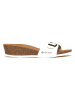 BACKSUN Sleehakslippers wit
