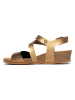 BACKSUN Sleehaksandalen "Lamezia" goudkleurig