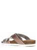 BACKSUN Pantoletten in Roségold/ Silber