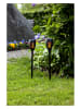 STAR Trading Solarne lampy ogrodowe LED (2 szt.) "Flame" w kolorze czarnym - wys. 50 cm