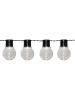 STAR Trading LED-Solarlichterkette "Partaj Solar" in Warmweiß - (L)180 cm